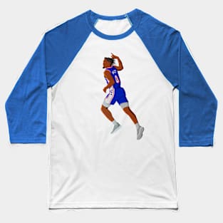 Tyrese Maxey - Philadelphia 76ers Basketball Baseball T-Shirt